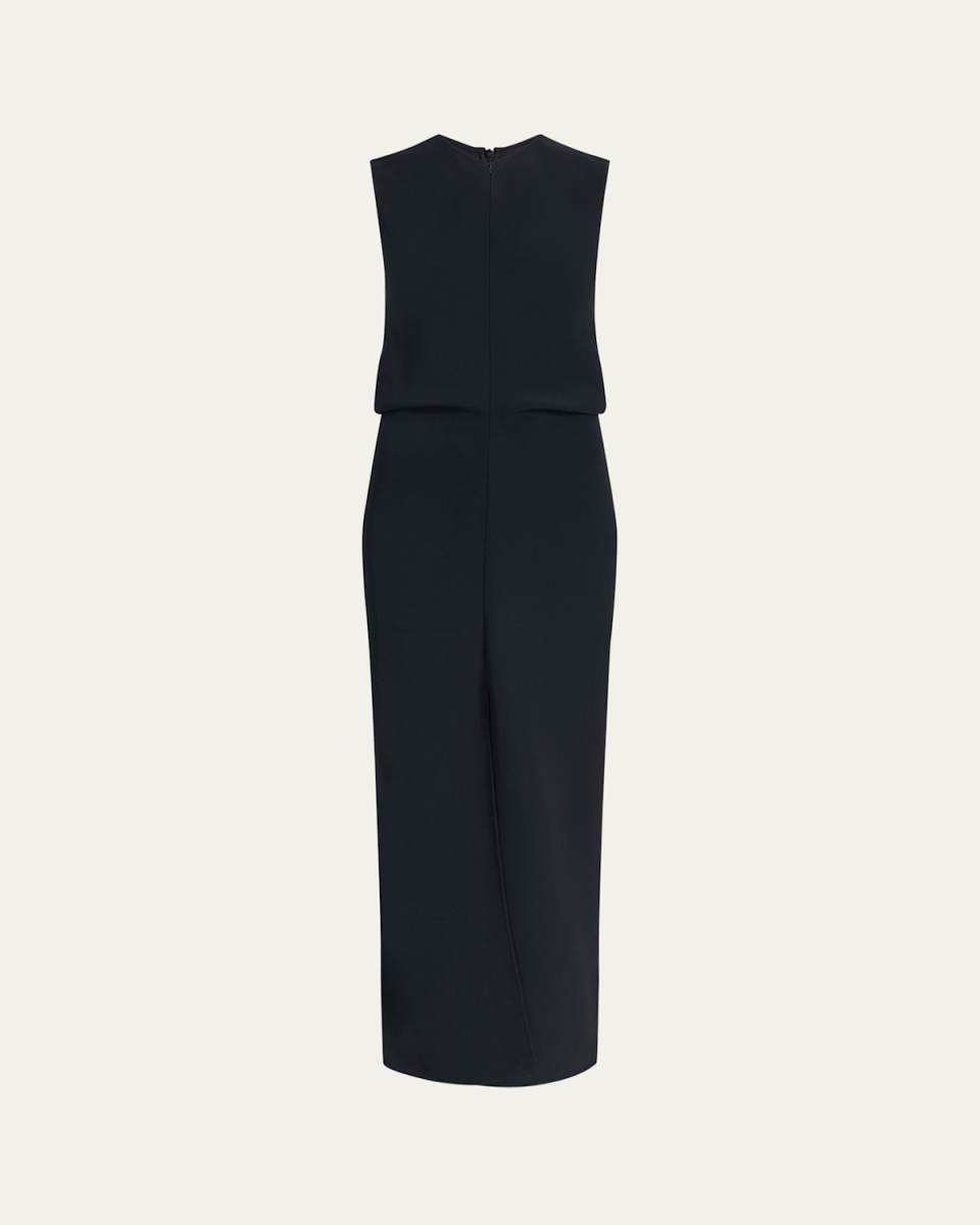 Luci Long Bi-Stretch Suiting Dress